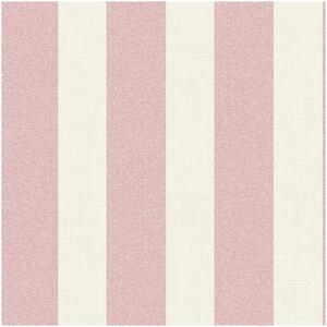 Textured Look Striped Wallpaper Realistic Modern - Pink, Cream by Fine Decor