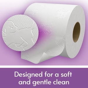 Andrex Gentle Clean Puppies on Roll 2 Ply Toilet Paper, 24, 48 or 72 Rolls - 72 Rolls / x72 by Andrex