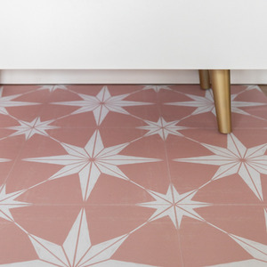 Quadrostyle ASTRA ROSE Wall Tile and Furniture Vinyl Stickers by Create Your World
