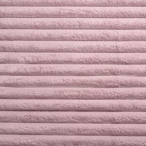 Faux Fur Thick Rib Throw by OHS