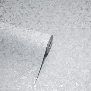 Cork Wallpaper Shiny Metallic Effect Contemporary - Grey by Arthouse