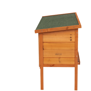 FSC Wooden Raised Pet Hutch Guinea Cage Run Cleaning Tray - Light Brown by Charles Bentley