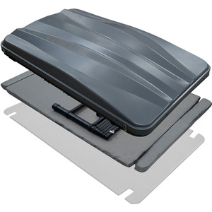 Pop Up Car Roof Tent 2-3 Person - Grey by Monster Shop