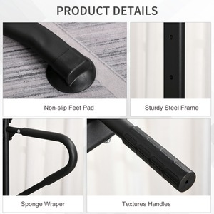 HOMCOM Multi Function Power Tower Station - Black by HOMCOM