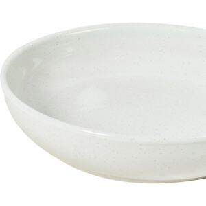 Easy Living Speckled Pasta Bowl - White