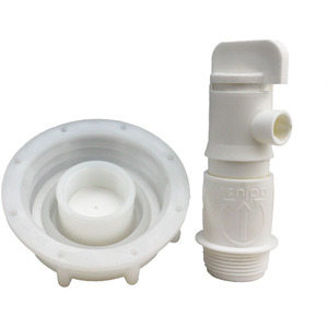 Din61 S60x6 (2 inch) Integrated Tap - White by DNA PACKAGING LTD