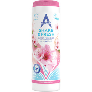 Astonish Shake and Fresh Carpet Freshener - Pink Blossom by Astonish