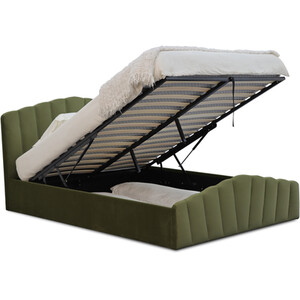 Lottie Ottoman Bed - Green / King