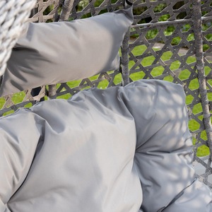 Oakley Swing Single Egg Pod Chair - Light Grey - Light Grey by Artemis Home