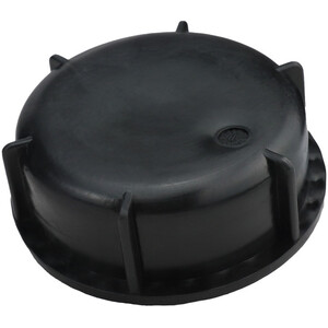 IBC S100x8 (3 inch) Valve Cap for IBC containers - Black by DNA PACKAGING LTD
