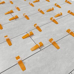 LASHXL Tile Levelling Clips Wedges - Orange / 150 by Vitrex