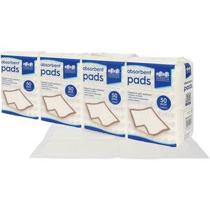 Disposable Puppy Training Pads - 45cm x 60cm - White / 200 by Harbour Housewares