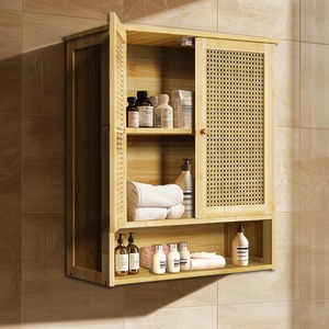 Bathroom Wall Cabinet Over the Toilet - Natural by Wyld and Coco