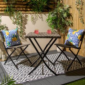 Pack Of Outdoor Lemon Filled Cushions by OHS