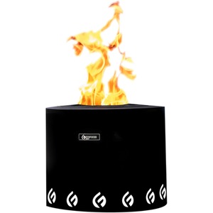 El Fuego Matte Black Fire Pit - Black by Eco Fuego