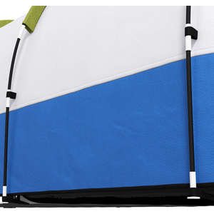 Outsunny 2-3 Man Camping Tent with Bedroom, Living Room and Porch - Green by Outsunny