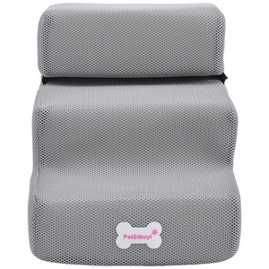 WhiskerJoy 3 Step Pet Stairs by WhiskerJoy