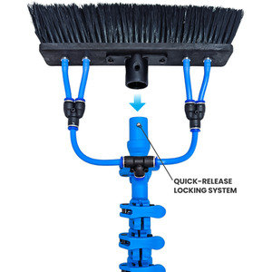 Aquaspray Venom 50ft 40T High-Mod Waterfed Pole - 10-Section - Blue by Aquaspray