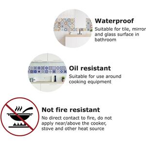 Walplus Wall Tiles Stickers by WALPLUS