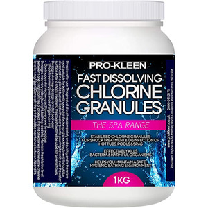 Fast Dissolving Chlorine Granules - White by Pro-Kleen
