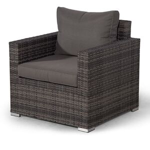 Giardino Sydney Rattan 2 Seater Loveseat Sofa - Grey by Giardino