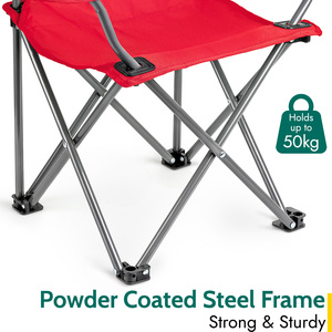 Kids Lightweight Camping Chair - Red by Trail