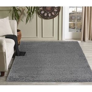 Desire Rugs Plain Living Room Fluffy Shaggy Area Rugs by Desire Rugs