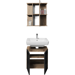 Vista Mirror Cabinet - Black by Julian Bowen