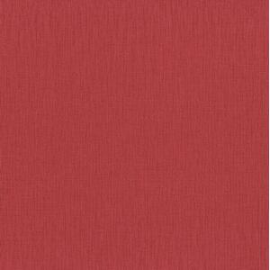 Modern Textured Vinyl Wallpaper Solid Colour Contemporary Paste The Wall - Red by Rasch