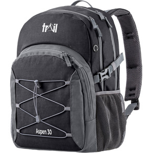 Aspen 30L Camping Backpack - Black by Trail