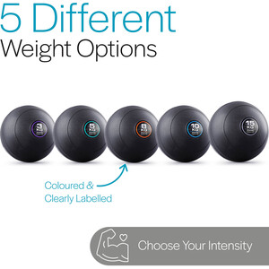 Medicine Slam Ball - Black / 10kg by Core Balance