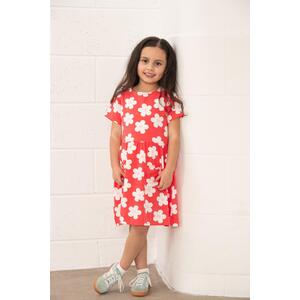 Floral Marnie Dress - Red / 4-5 by Lighthouse