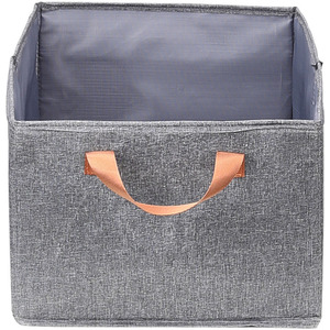 4 Piece Foldable Non Woven Organiser Set - Grey by lifeideas