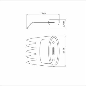 Tramontina Metallic Barbeque Claw with Wooden Handle - Yellow by Tramontina