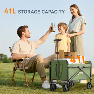 Outsunny 41L Festival Trolley on Wheels - Green by Outsunny