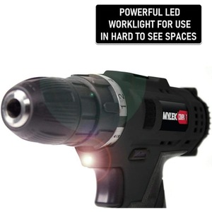 Mylek 18V Cordless Drill With 1500mAh Lithium Ion Battery Pack - Black by Mylek