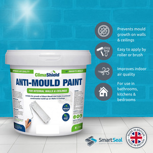 Smartseal Anti-Mould Paint - Devon Cream / 5l by Smartseal UK Ltd