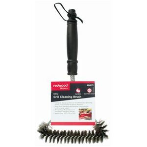 Stainless Steel BBQ Cleaning Brush - 30.5cm - Black by Redwood