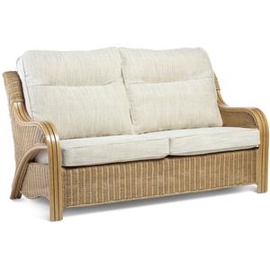 Opera Indoor Rattan Large 3 Seater Sofa in Jasper - Light Oak by Desser