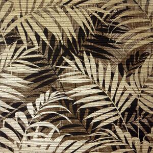 Textured Palm Wallpaper Metallic Effect Modern Floral - Gold by Arthouse