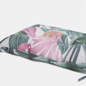 Tropical Outdoor Garden Seat Pads - Green by OHS