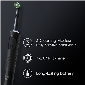 Oral-B Vitality PRO Duo Pack Rechargeable Toothbrushes - Black by Oral-B