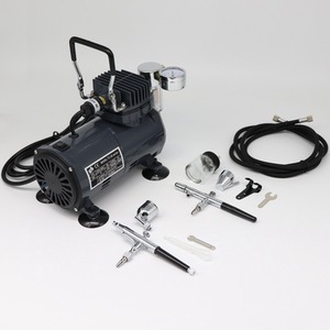 Switzer AS18 Airbrush With Compressor - Grey by SwitZer