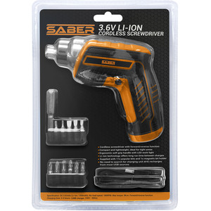 Saber 3.6V Li-Ion Screwdriver by Saber
