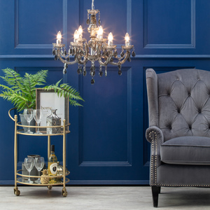 Marie Therese 9 Light Chandelier - Smoke by Litecraft