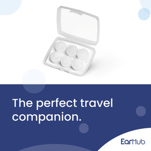 EarHub Sleepwell Soft Premium Silicone Earplugs - White by EarHub
