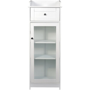 Alaska Glass Cabinet - White