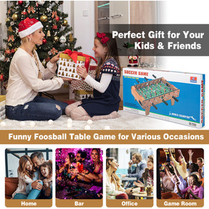 Soccer Game Toy Set - Brown by Costway