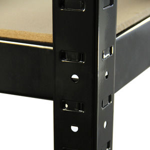 5 x T-RAX Black Metal Racking Units 75cm x 150cm x 30cm - Black by Monster Racking