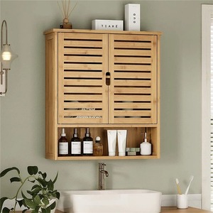 3 Shelf Toilet Wall Cabinet - Natural by Wyld And Coco